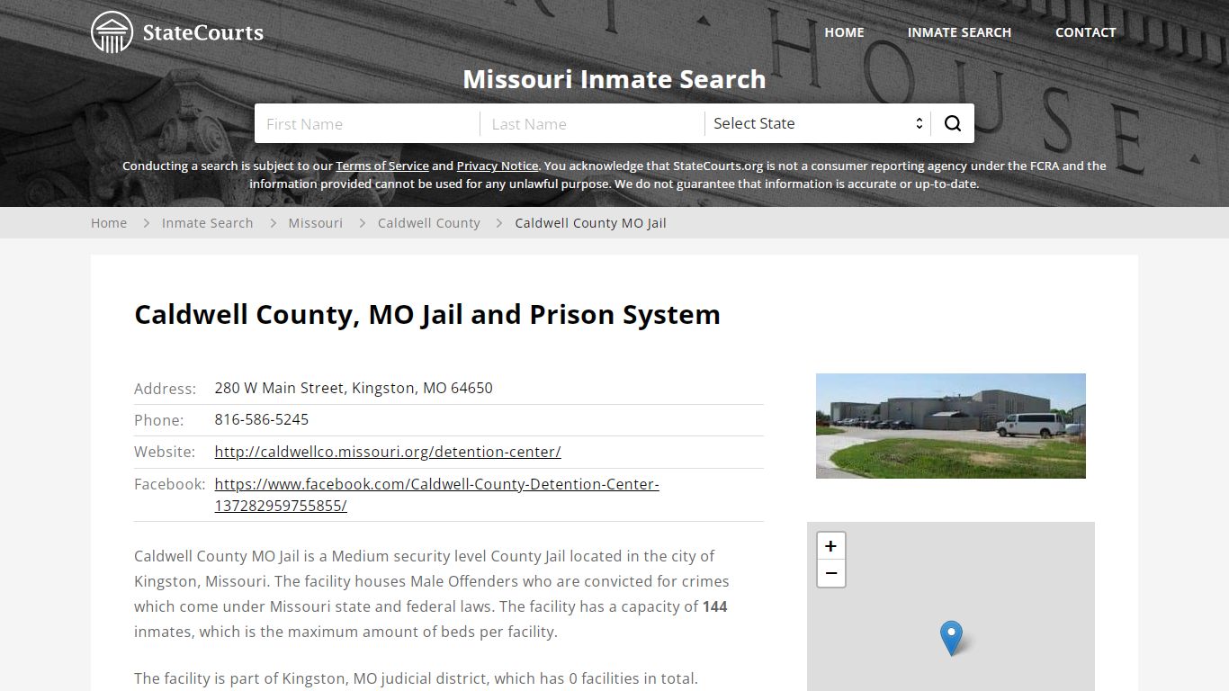 Caldwell County MO Jail Inmate Records Search, Missouri - StateCourts